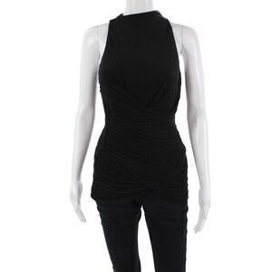 Bailey 44 Women Jersey Tank Black High Neck Sleeveless Modal Size S